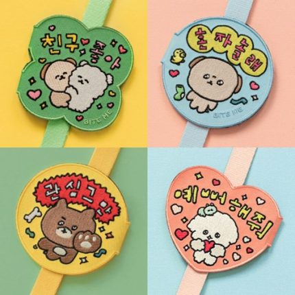 바잇미X최고심 산책 메세지 와펜 (4 type)
