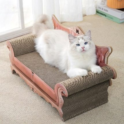 강아지 고양이 로얄 소파 펫 방석 스크래쳐